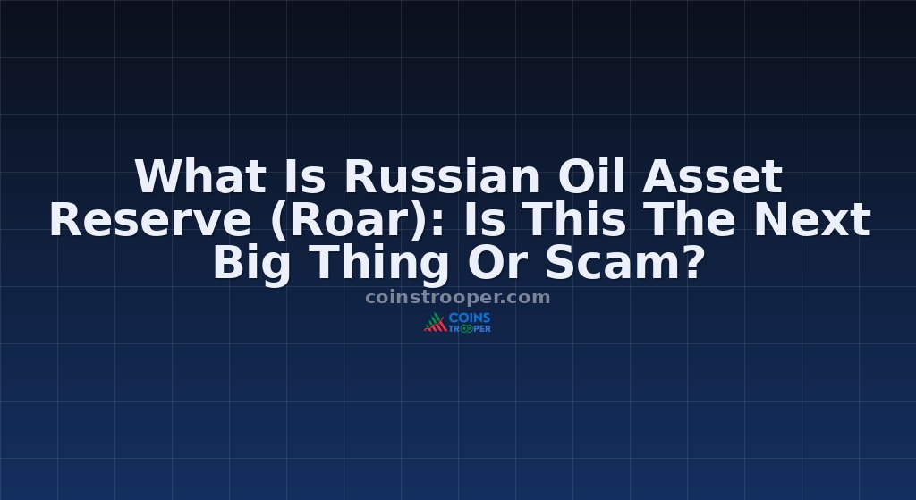 What Is Russian Oil Asset Reserve (Roar): Is This The Next Big Thing Or Scam?