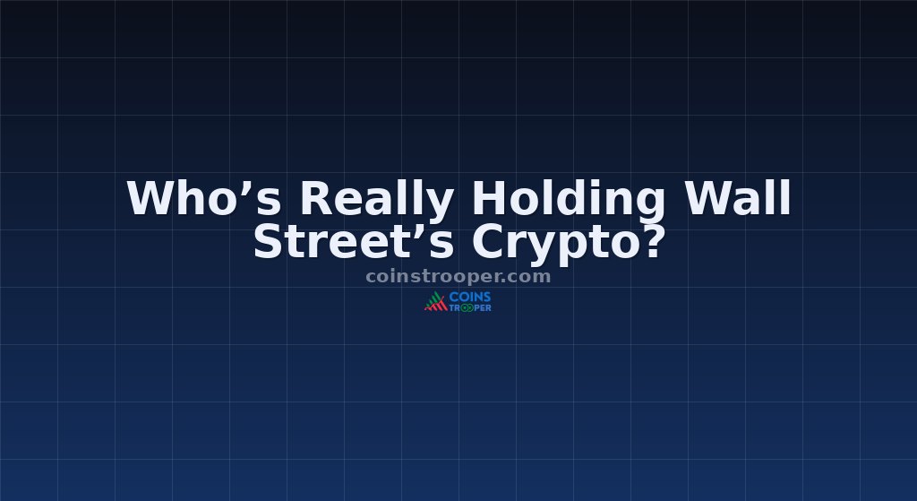 Who’s Really Holding Wall Street’s Crypto?
