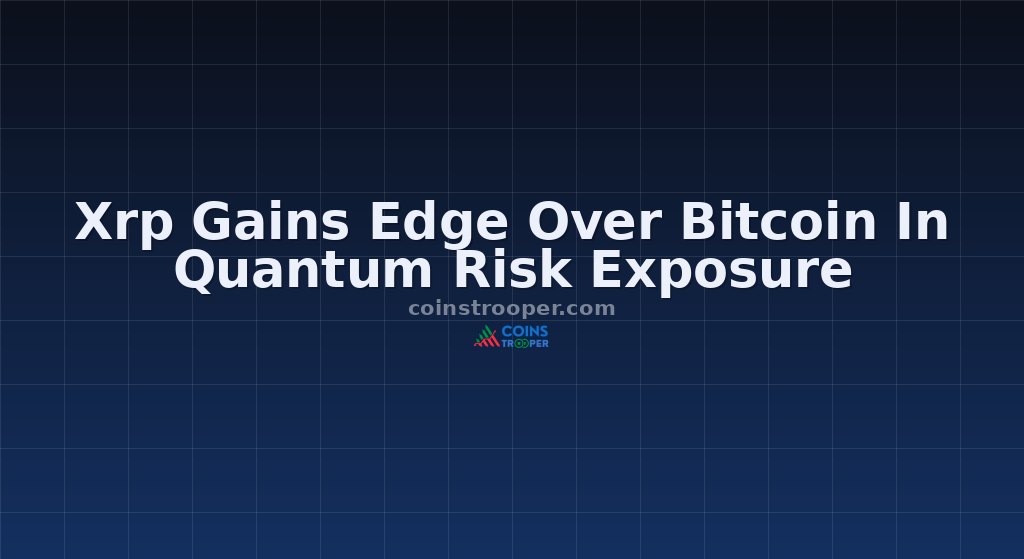 Xrp Gains Edge Over Bitcoin In Quantum Risk Exposure