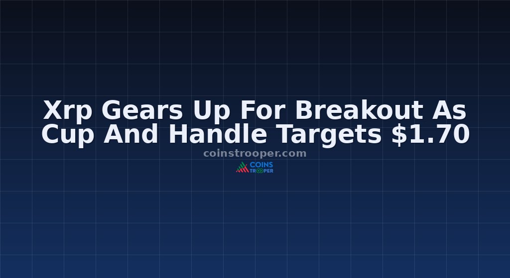 Xrp Gears Up For Breakout As Cup And Handle Targets $1.70