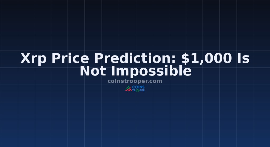 Xrp Price Prediction: $1,000 Is Not Impossible