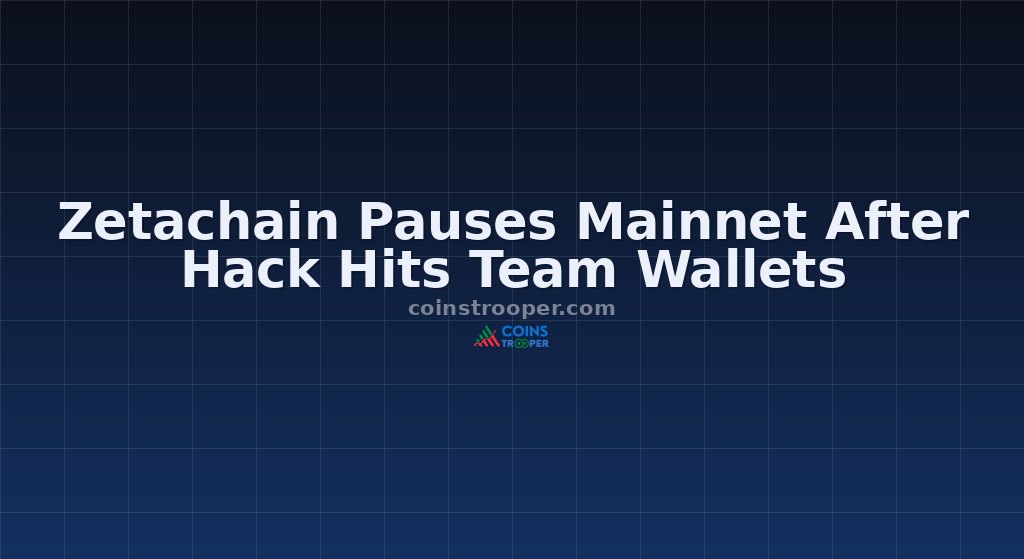 Zetachain Pauses Mainnet After Hack Hits Team Wallets