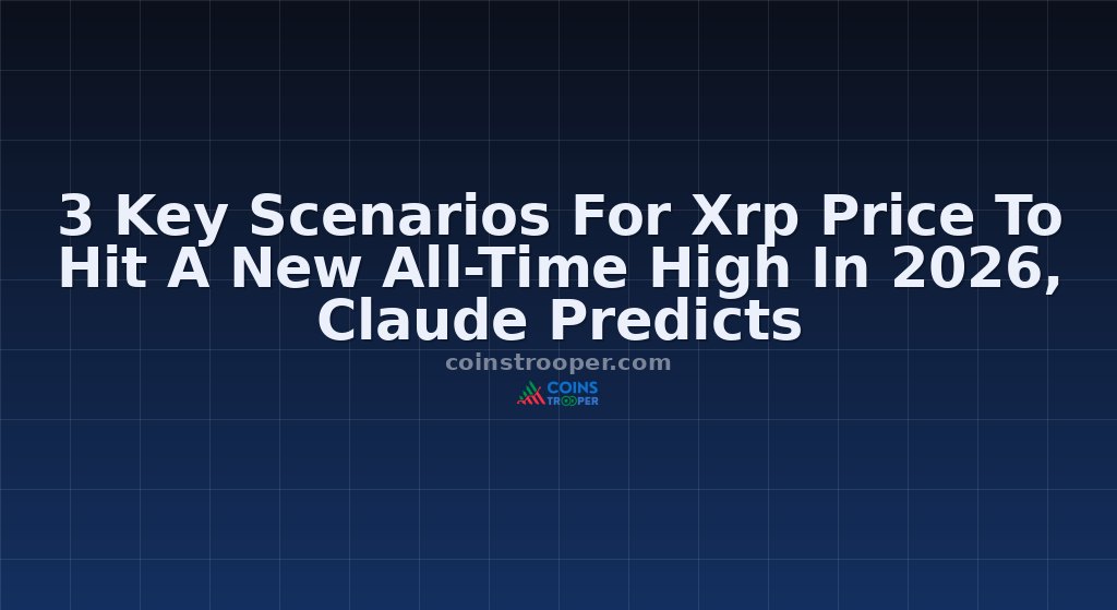 3 Key Scenarios For Xrp Price To Hit A New All-Time High In 2026, Claude Predicts