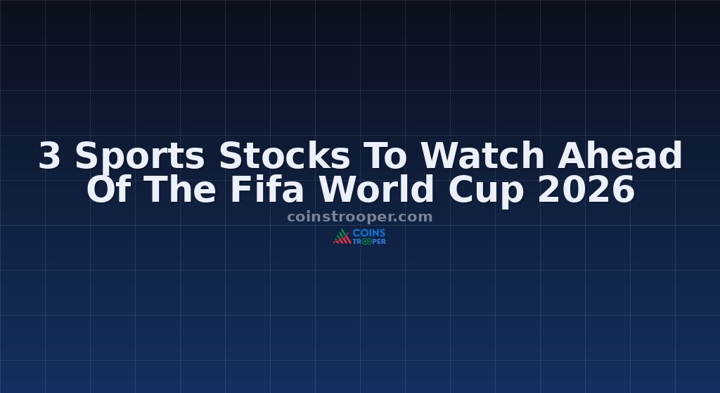3 Sports Stocks To Watch Ahead Of The Fifa World Cup 2026