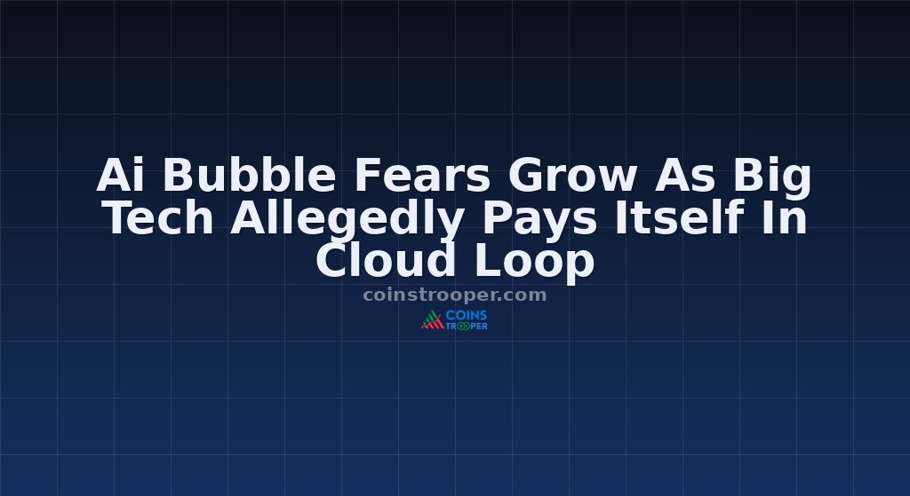 Ai Bubble Fears Grow As Big Tech Allegedly Pays Itself In Cloud Loop