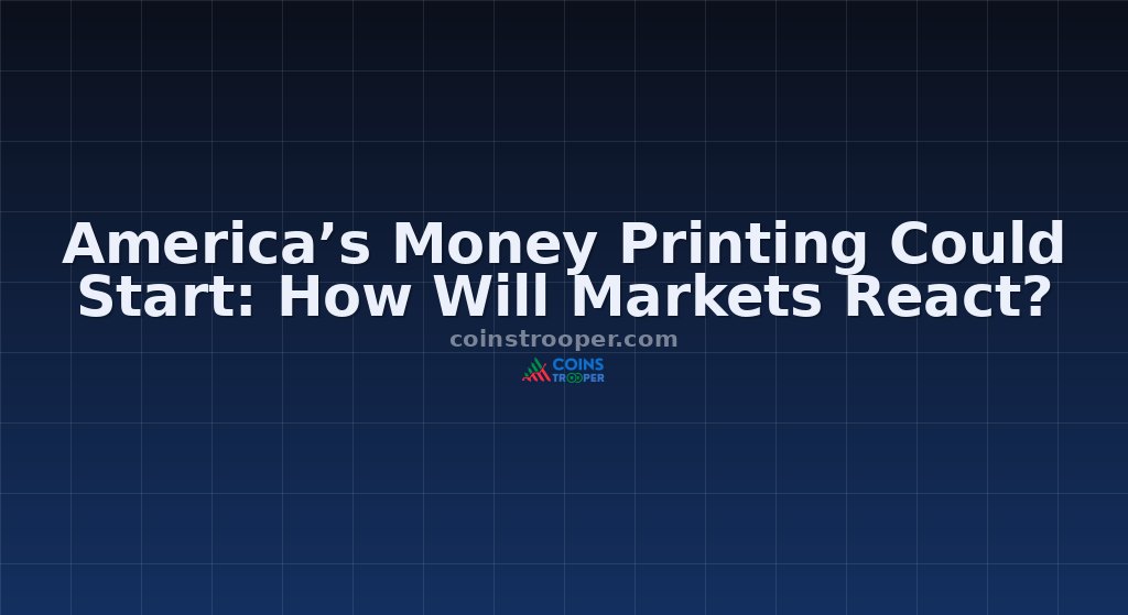 America’s Money Printing Could Start: How Will Markets React?
