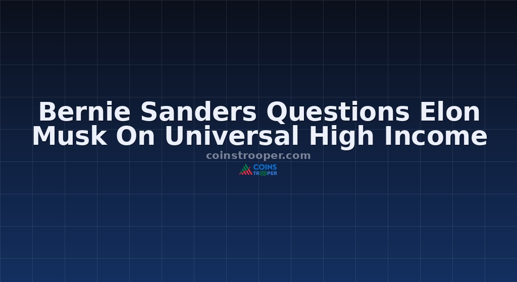 Bernie Sanders Questions Elon Musk On Universal High Income