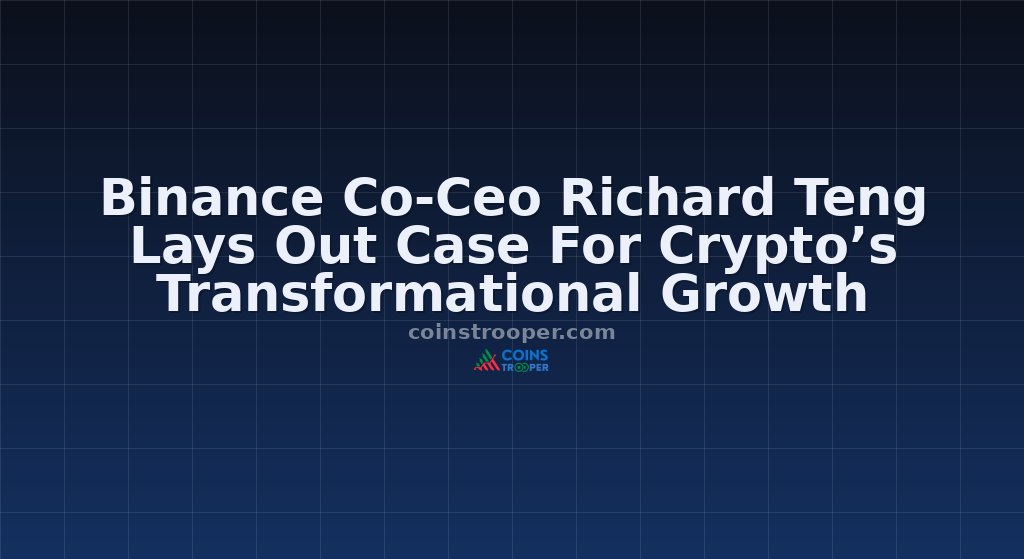 Binance Co-Ceo Richard Teng Lays Out Case For Crypto’s Transformational Growth