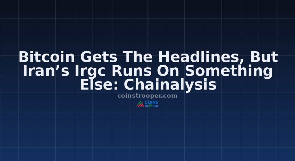 Bitcoin Gets The Headlines, But Iran’s Irgc Runs On Something Else: Chainalysis