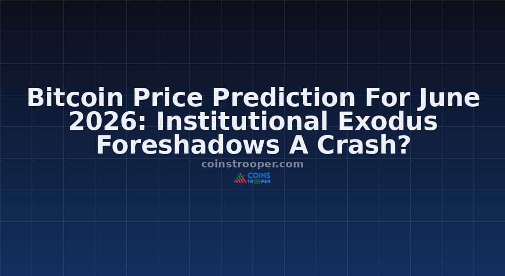 Bitcoin Price Prediction For June 2026: Institutional Exodus Foreshadows A Crash?