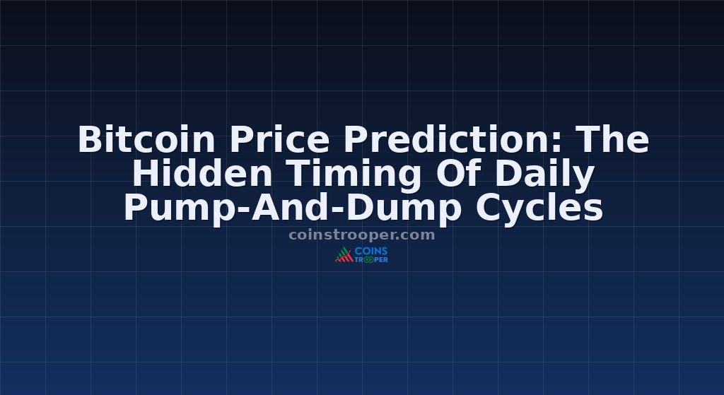 Bitcoin Price Prediction: The Hidden Timing Of Daily Pump-And-Dump Cycles