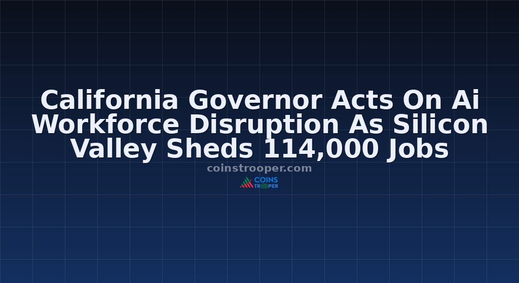 California Governor Acts On Ai Workforce Disruption As Silicon Valley Sheds 114,000 Jobs