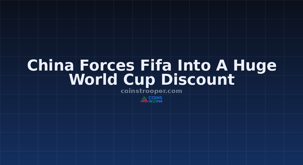 China Forces Fifa Into A Huge World Cup Discount