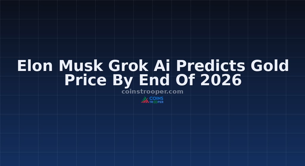 Elon Musk Grok Ai Predicts Gold Price By End Of 2026