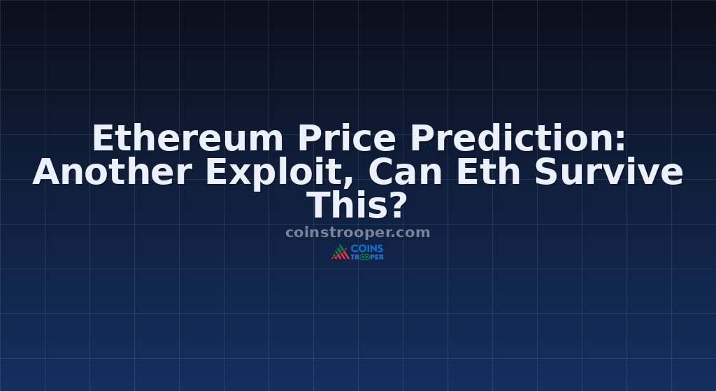 Ethereum Price Prediction: Another Exploit, Can Eth Survive This?