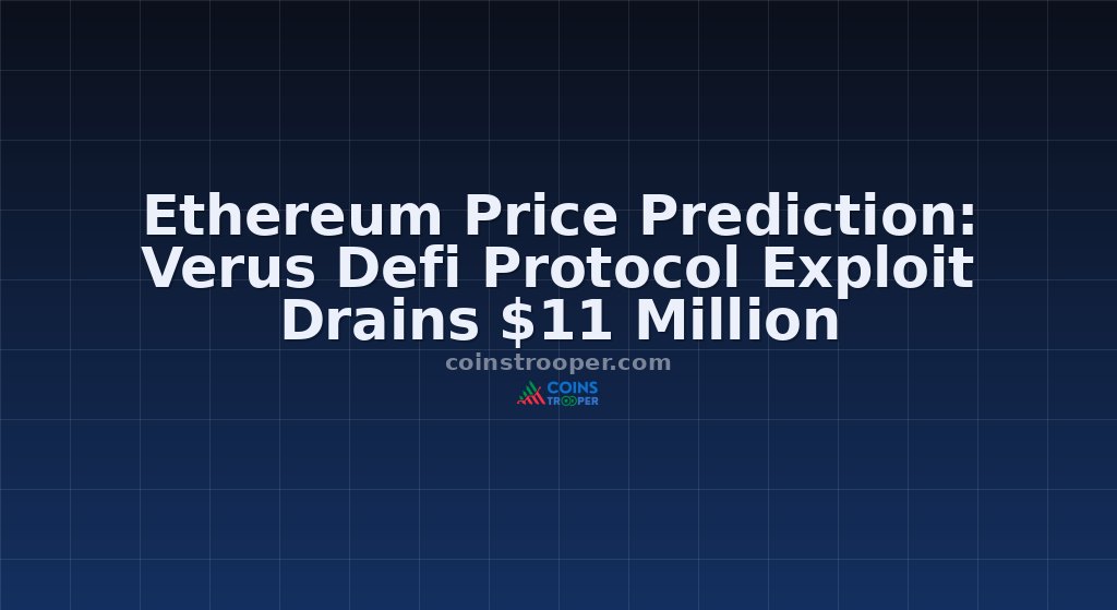 Ethereum Price Prediction: Verus Defi Protocol Exploit Drains $11 Million