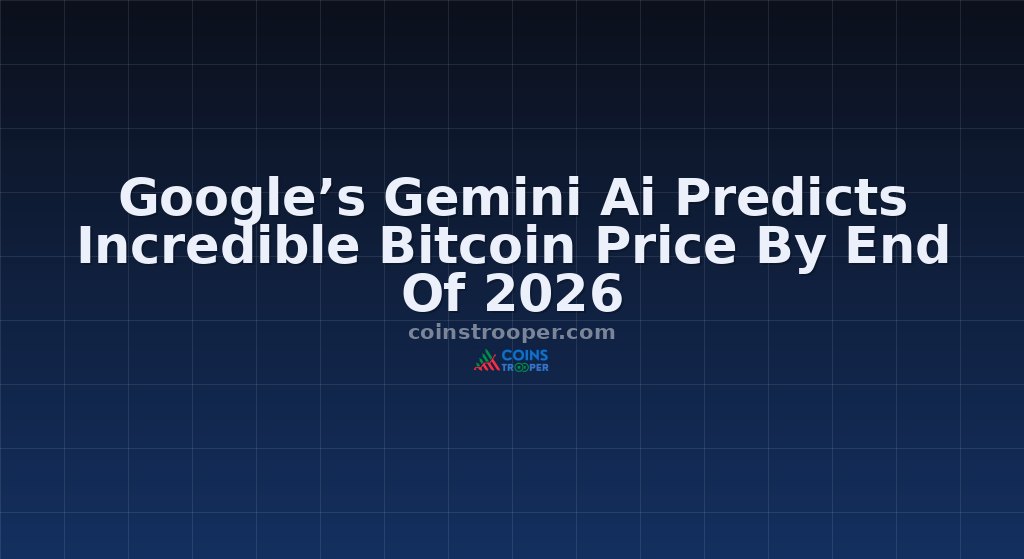 Google’s Gemini Ai Predicts Incredible Bitcoin Price By End Of 2026