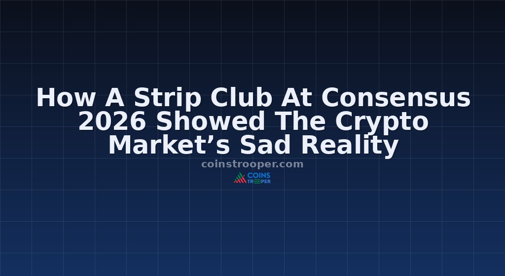 How A Strip Club At Consensus 2026 Showed The Crypto Market’s Sad Reality