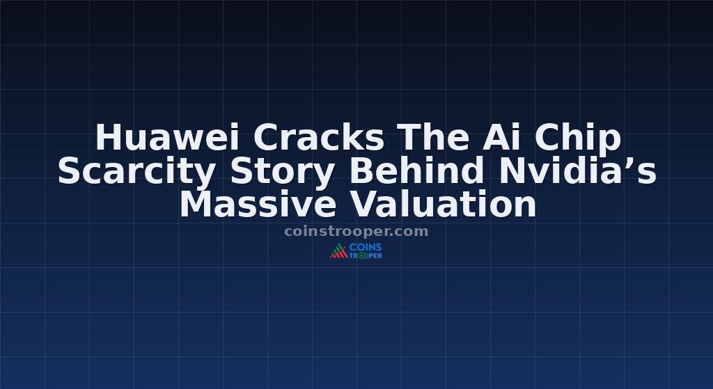 Huawei Cracks The Ai Chip Scarcity Story Behind Nvidia’s Massive Valuation