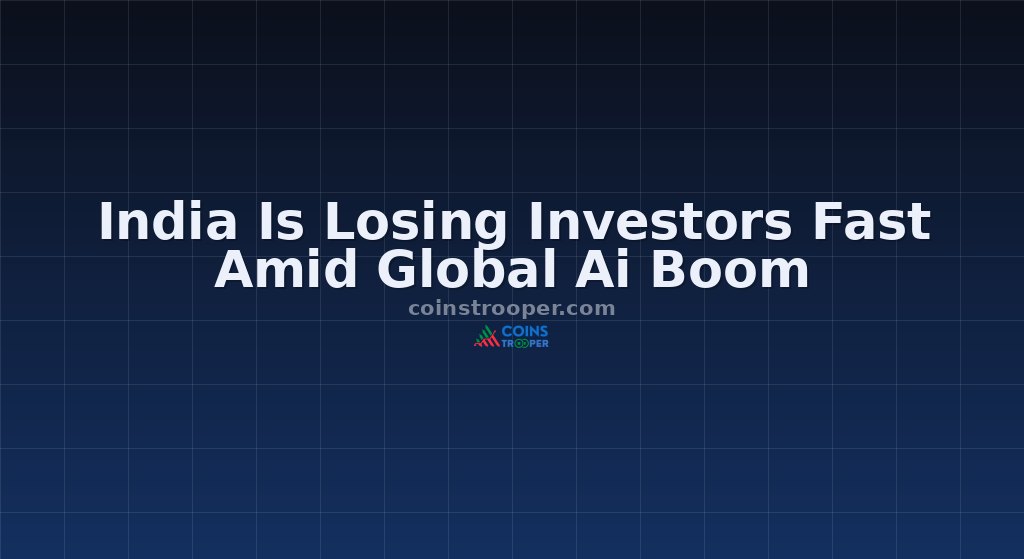 India Is Losing Investors Fast Amid Global Ai Boom