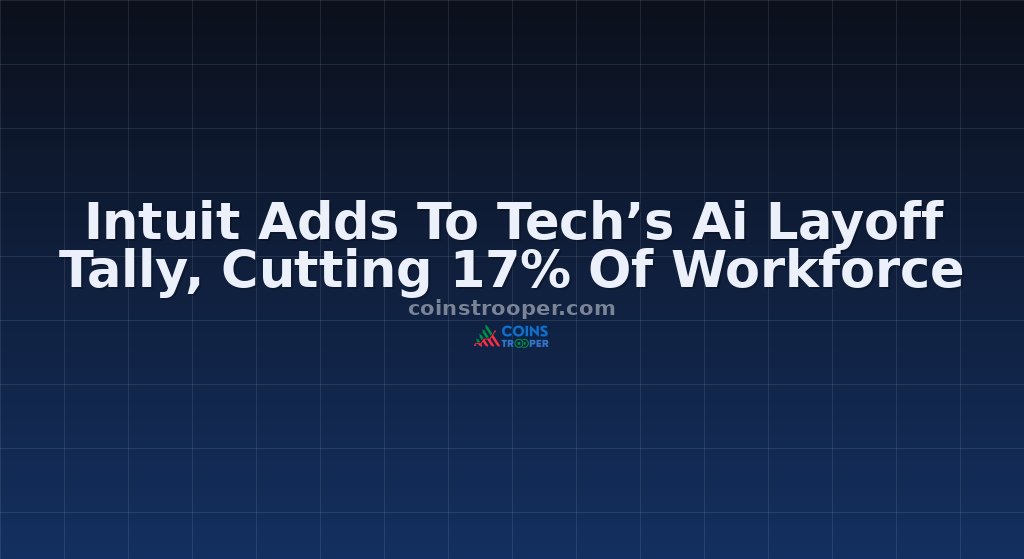 Intuit Adds To Tech’s Ai Layoff Tally, Cutting 17% Of Workforce