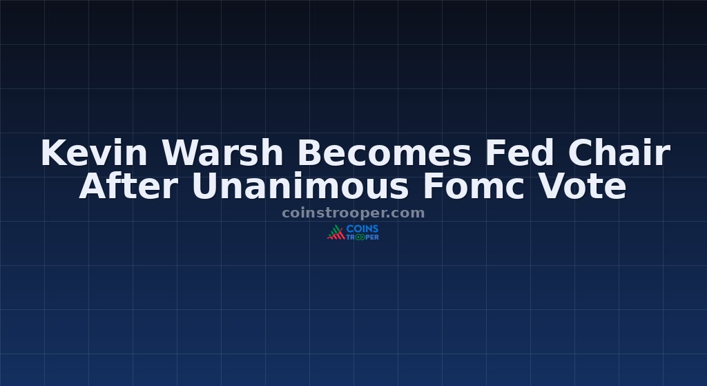 Kevin Warsh Becomes Fed Chair After Unanimous Fomc Vote