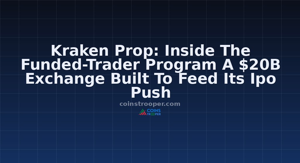 Kraken Prop: Inside The Funded-Trader Program A $20B Exchange Built To Feed Its Ipo Push