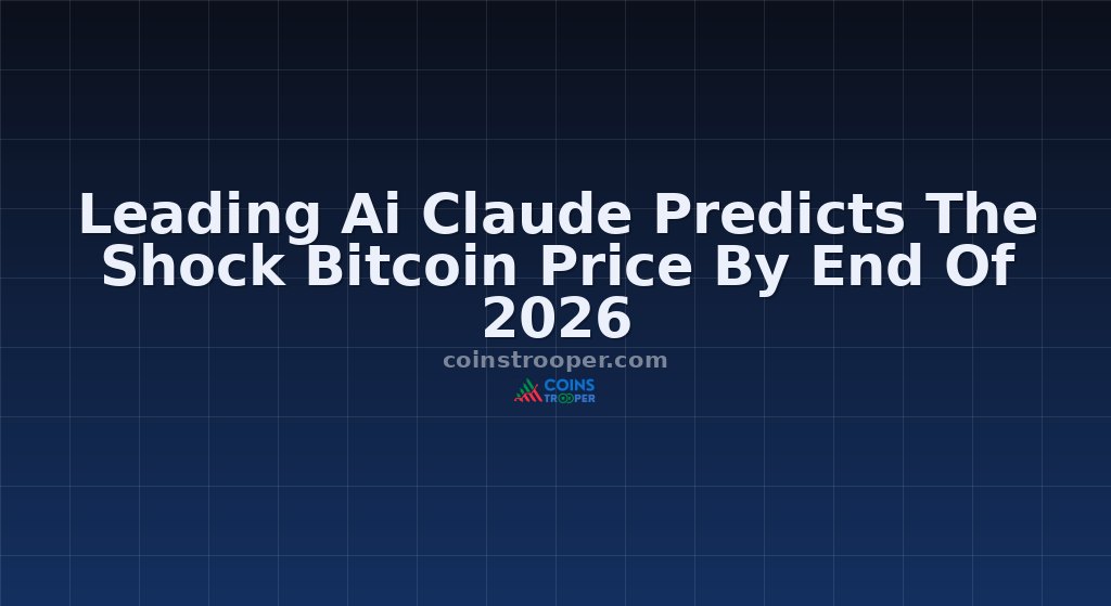 Leading Ai Claude Predicts The Shock Bitcoin Price By End Of 2026