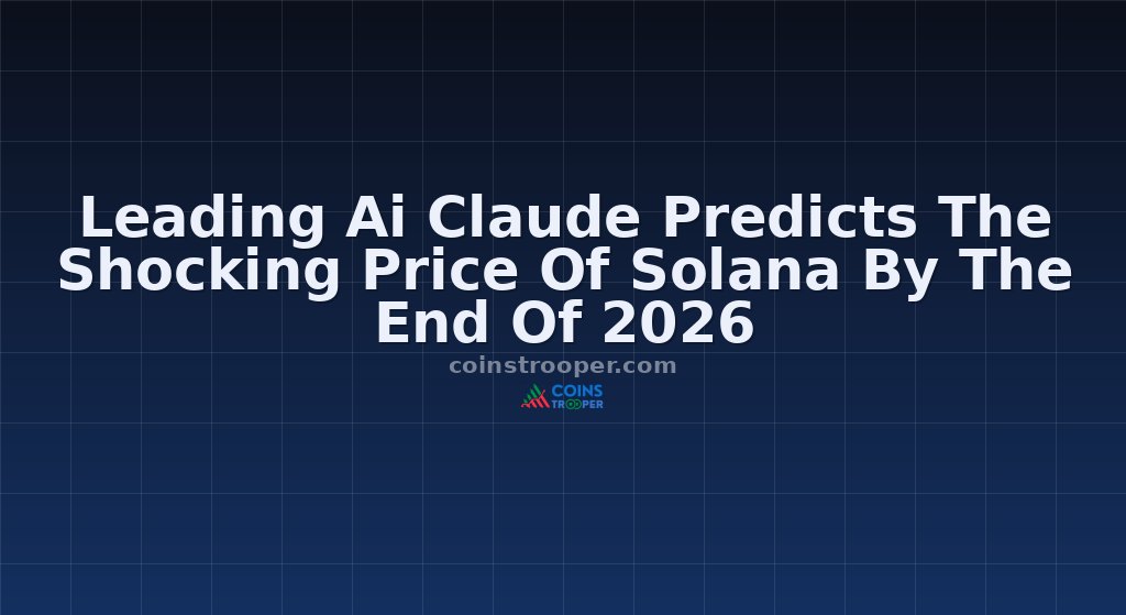 Leading Ai Claude Predicts The Shocking Price Of Solana By The End Of 2026