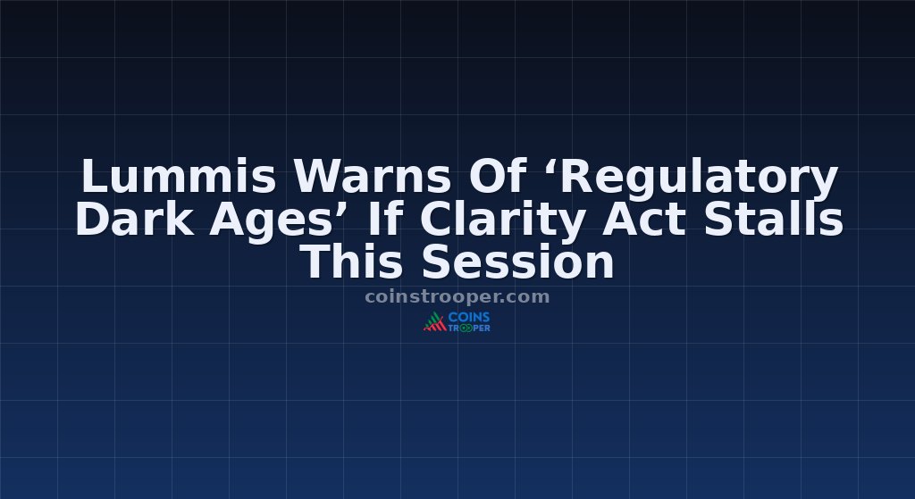 Lummis Warns Of ‘Regulatory Dark Ages’ If Clarity Act Stalls This Session
