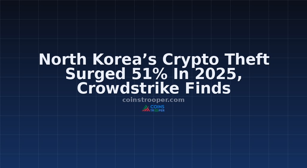 North Korea’s Crypto Theft Surged 51% In 2025, Crowdstrike Finds