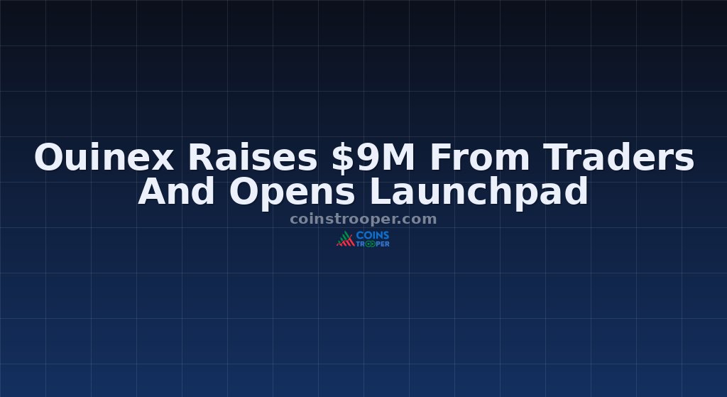 Ouinex Raises $9M From Traders And Opens Launchpad