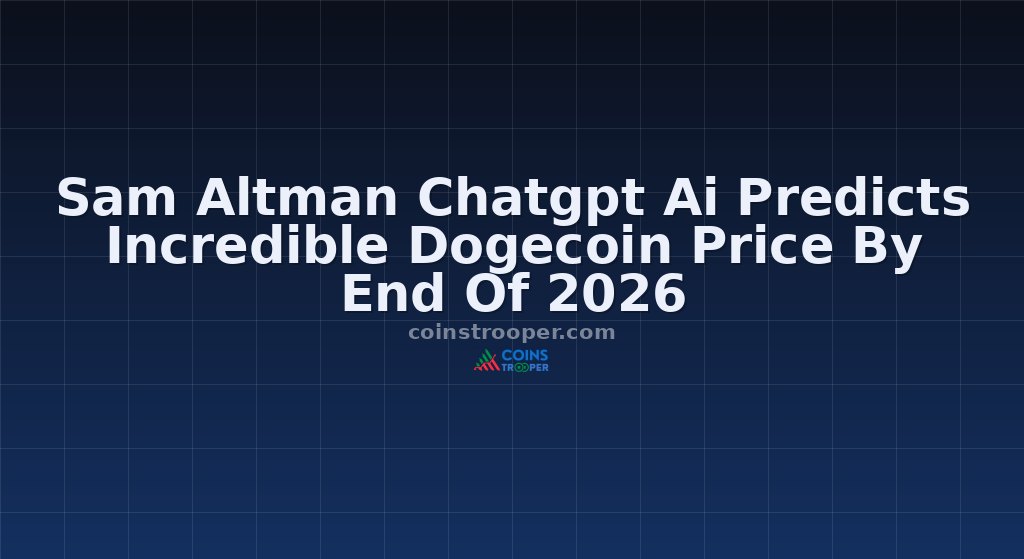 Sam Altman Chatgpt Ai Predicts Incredible Dogecoin Price By End Of 2026