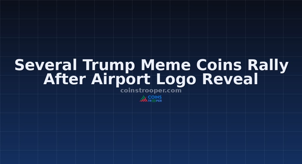 Several Trump Meme Coins Rally After Airport Logo Reveal
