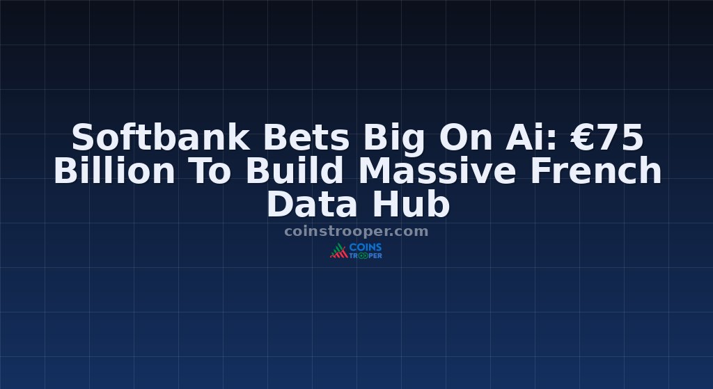 Softbank Bets Big On Ai: €75 Billion To Build Massive French Data Hub