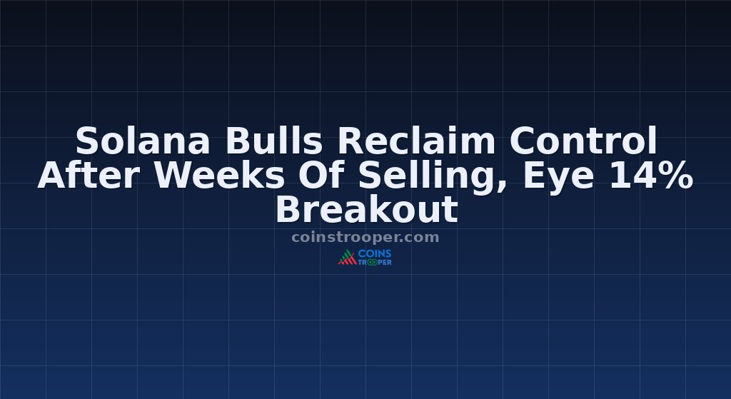 Solana Bulls Reclaim Control After Weeks Of Selling, Eye 14% Breakout