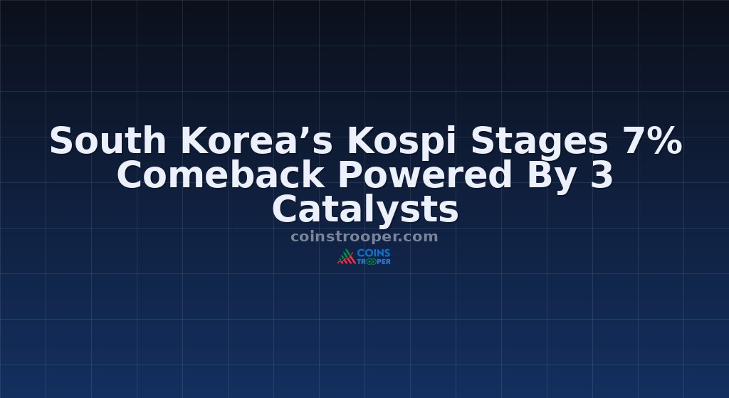 South Korea’s Kospi Stages 7% Comeback Powered By 3 Catalysts