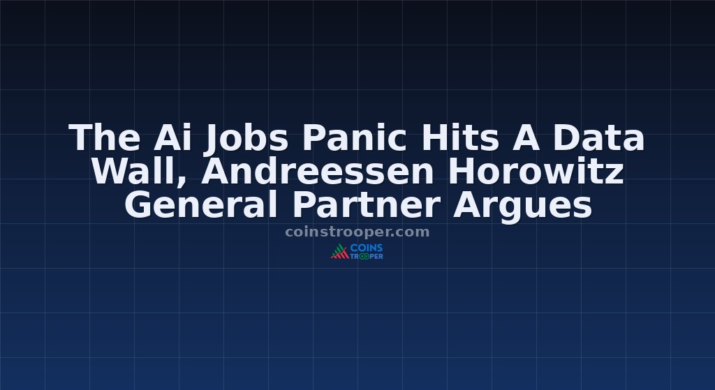 The Ai Jobs Panic Hits A Data Wall, Andreessen Horowitz General Partner Argues
