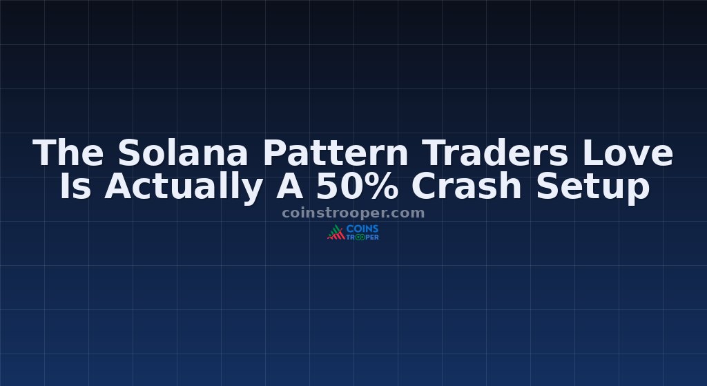 The Solana Pattern Traders Love Is Actually A 50% Crash Setup