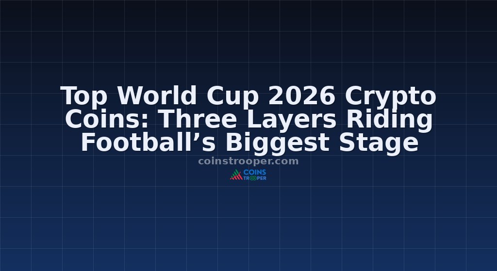 Top World Cup 2026 Crypto Coins: Three Layers Riding Football’s Biggest Stage