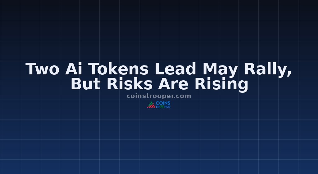 Two Ai Tokens Lead May Rally, But Risks Are Rising