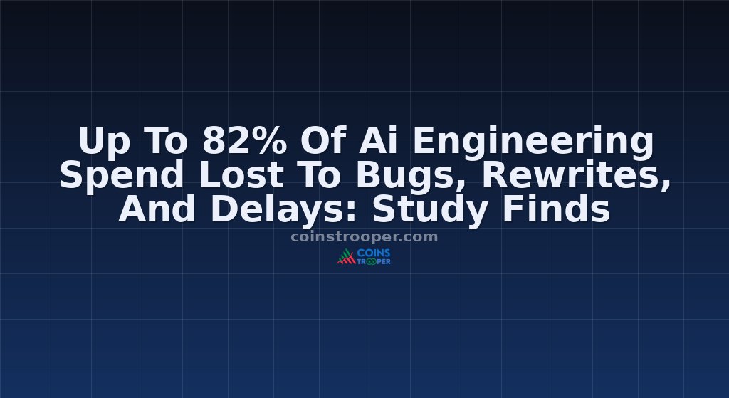 Up To 82% Of Ai Engineering Spend Lost To Bugs, Rewrites, And Delays: Study Finds
