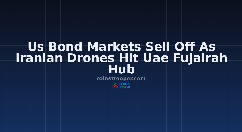 Us Bond Markets Sell Off As Iranian Drones Hit Uae Fujairah Hub