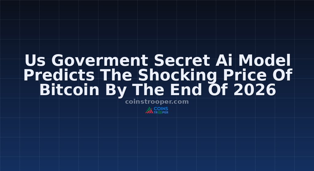 Us Goverment Secret Ai Model Predicts The Shocking Price Of Bitcoin By The End Of 2026