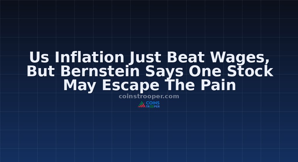 Us Inflation Just Beat Wages, But Bernstein Says One Stock May Escape The Pain