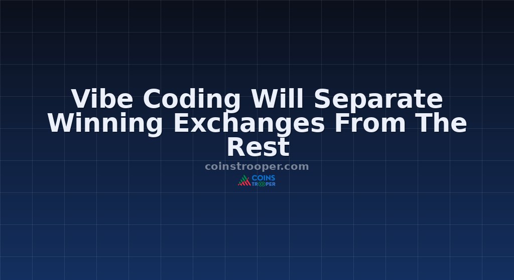 Vibe Coding Will Separate Winning Exchanges From The Rest
