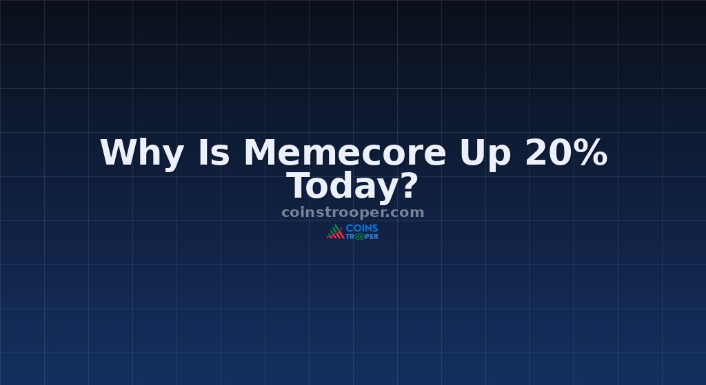 Why Is Memecore Up 20% Today?