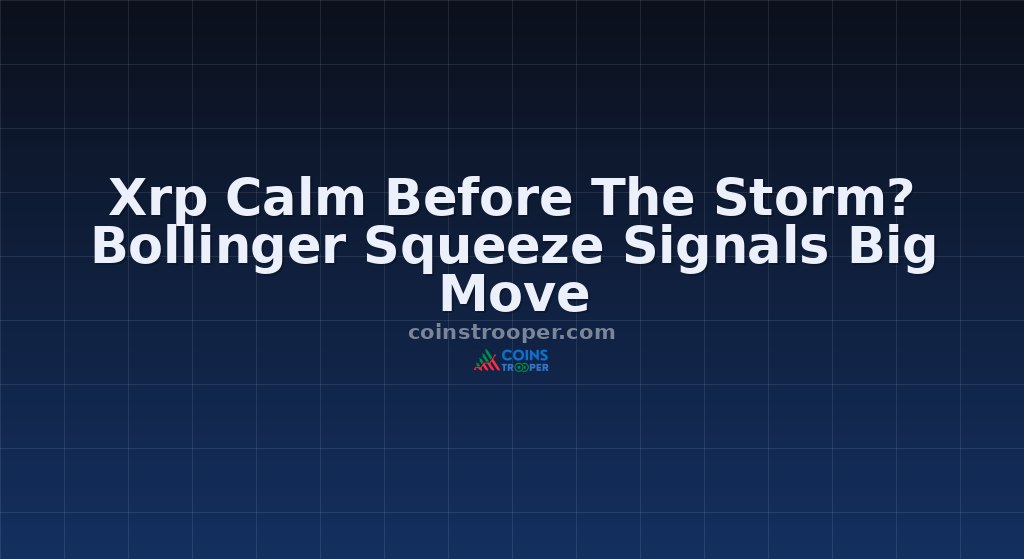 Xrp Calm Before The Storm? Bollinger Squeeze Signals Big Move