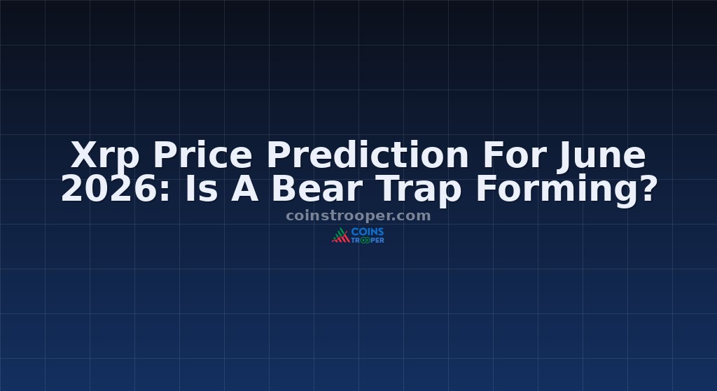 Xrp Price Prediction For June 2026: Is A Bear Trap Forming?