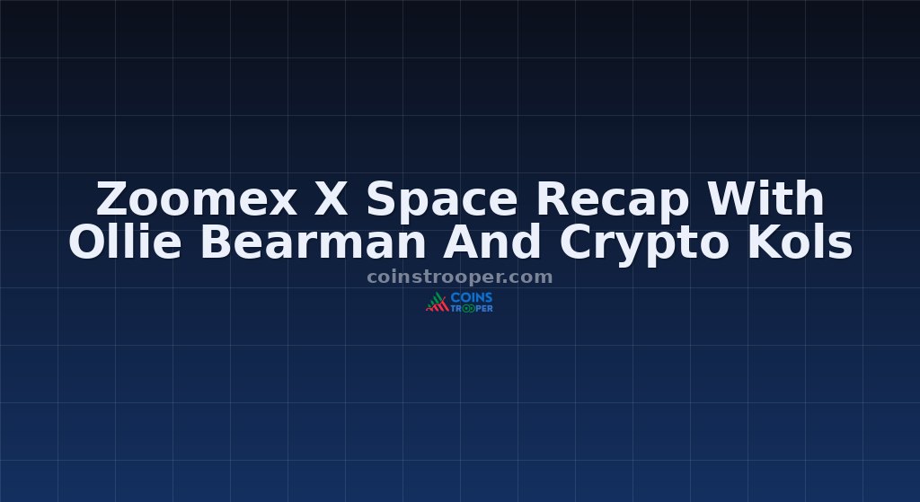 Zoomex X Space Recap With Ollie Bearman And Crypto Kols
